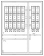 Foto: Mehrfach Hausanschlussk. STW MÜ, 5HA-2EW, 1200x1000x350mm