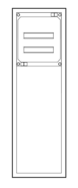 Foto: Vollisolierter Automatenvert. 950x300x210mm, 4-reihig, 1 ZB