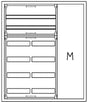 Foto: Automatenverteiler H=950 B=800 T=210mm mit Montageplatte M1