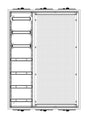 Foto: Automatenverteiler H=1100 B=800 T=210mm mit Montageplatte M2