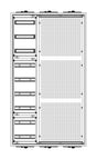Foto: Automatenverteiler H=1400 B=800 T=210mm mit Montageplatte M2