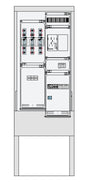 Foto: Wandlermessschrank 100A, LEW, 5-polig, IP44, RAL7035