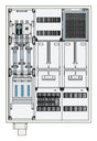 Foto: Wandlermessschrank 250A EnBW, 5-polig IP41 RAL9016, H=1100mm