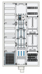 Foto: Wandlermessschrank 250A EnBW, 5-polig IP41 RAL9016, H=1400mm