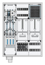 Foto: Wandlermessschrank 250A EnBW, 5-polig IP54 RAL7035, H=1100mm