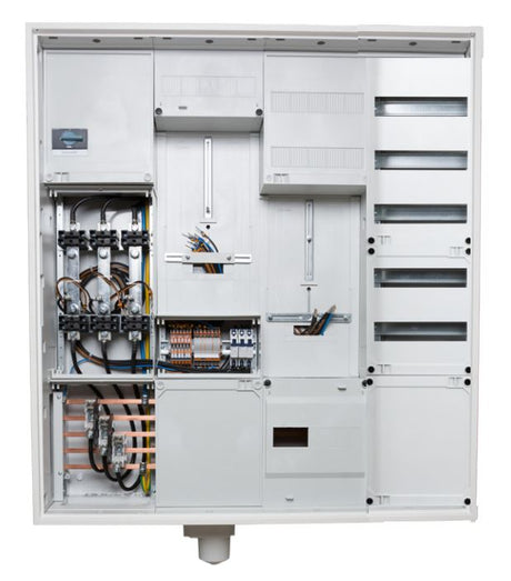 Foto: Wandlermessschrank mit Zähler-Kombination 100A Bayernwerk