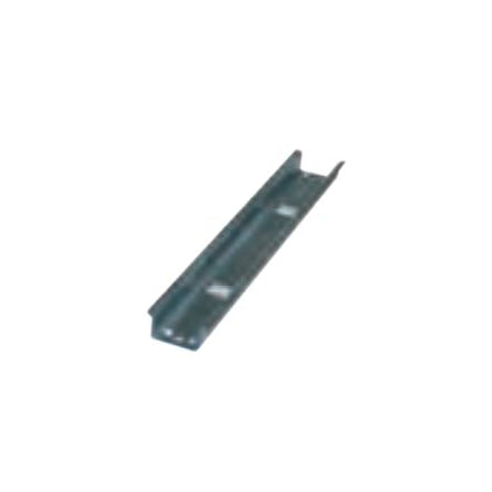 Foto: Hutschiene 15mm hoch, 1 Feldbreite für L-SVK, B=245mm