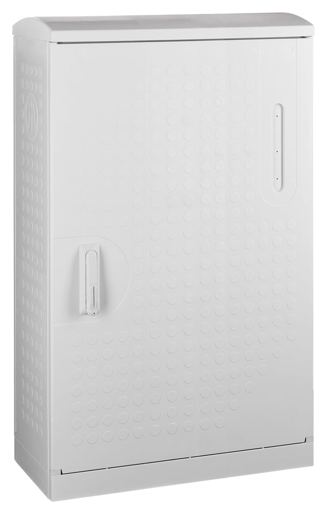 KVS Serie J 1-türig gepunktet, Größe 1, RAL7035, IP44