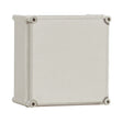 Foto: Polyester Gehäuse mit PC-Deckel, grau, 360x360x201mm