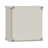 Foto: Polyester Gehäuse mit PC-Deckel, grau, 360x360x201mm