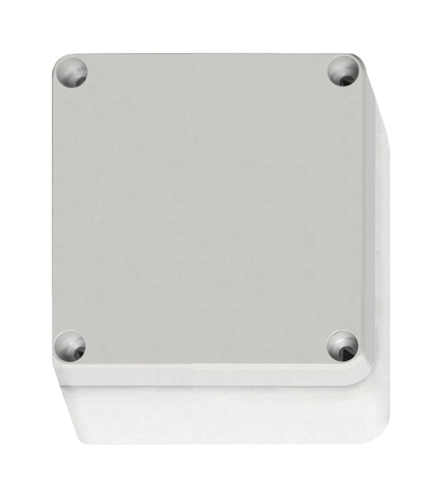Foto: ABS Gehäuse mit Deckel grau, 130x130x75mm, RAL7035