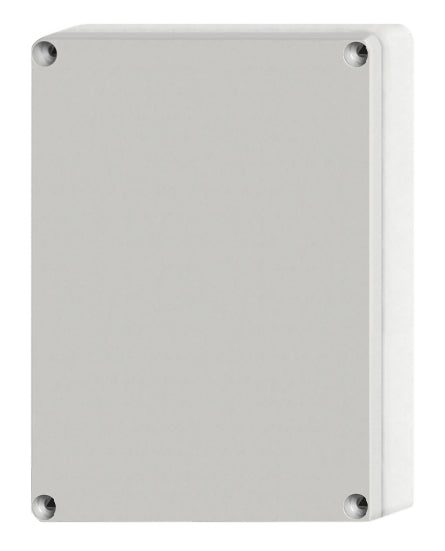 Foto: ABS Gehäuse mit Deckel grau, 201x163x98mm, RAL7035