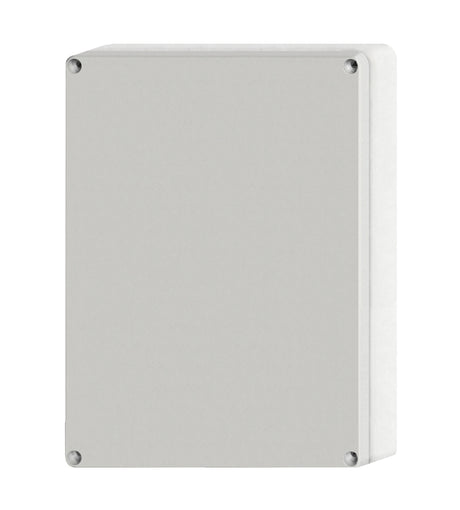 Foto: ABS Gehäuse mit Deckel grau, 289x239x107mm, RAL7035