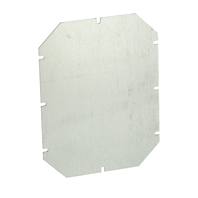 Montageplatte 210x160x1,5mm, galvanisiertes Stahlblech