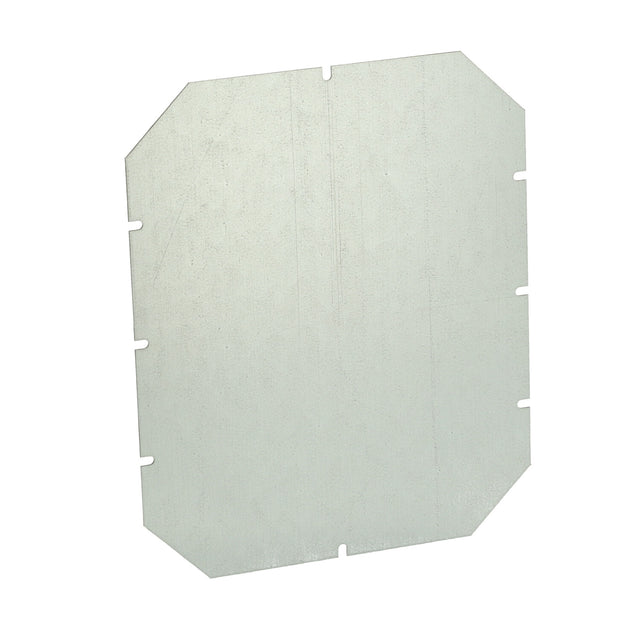 Montageplatte 265x215x1,5mm, galvanisiertes Stahlblech