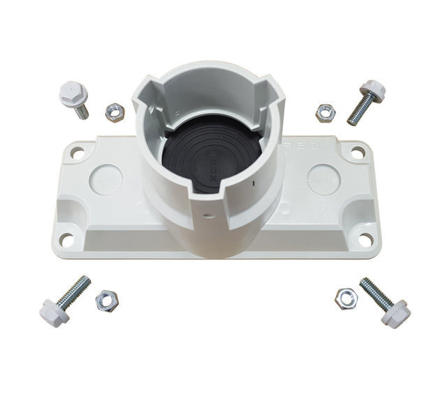 Foto: Kunststoff-Flansch Größe II mit 1x60mm
