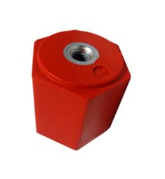 Stützisolator 2xM8 Innengewinde, Umbruch 5,6kN, 50mm