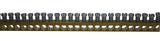 Klemmschiene Messing 10mm², Länge=1m