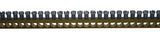 Klemmschiene Messing 16mm², Länge=1m