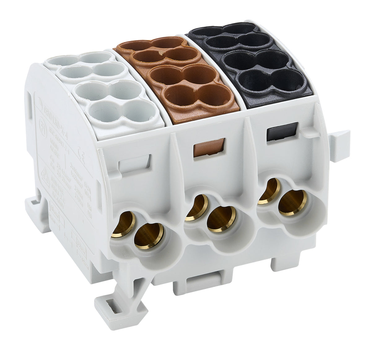 CU Hauptleitungsabzweigklemme 25mm² - 3-polig, isoliert
