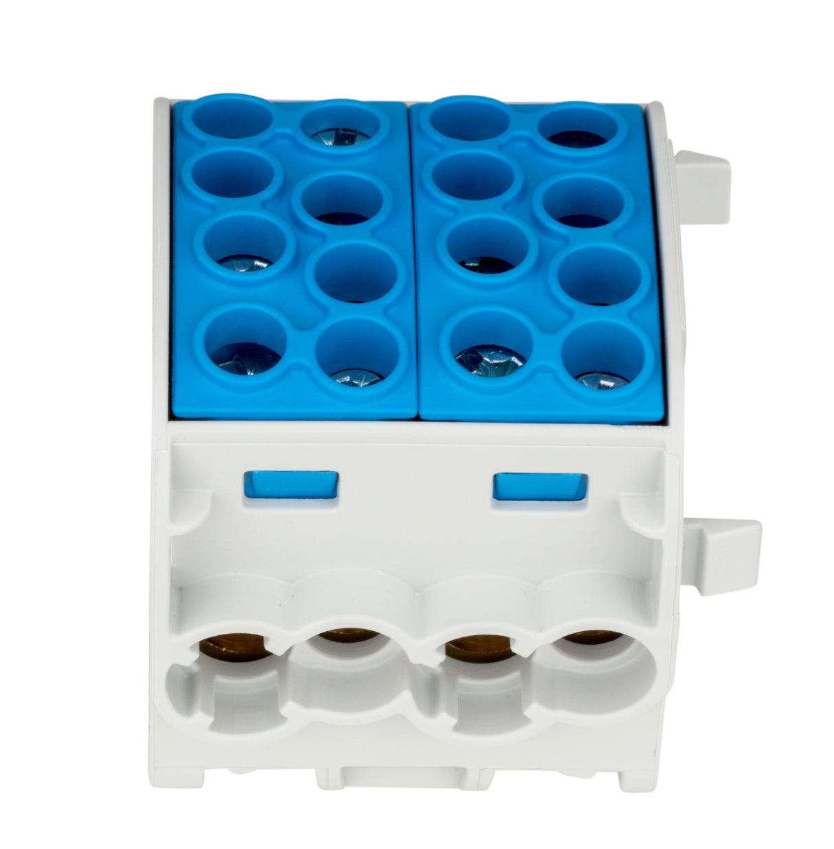 CU Hauptleitungsabzweigklemme 35mm² 4 Zu 4 Ab, isoliert blau
