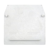 Endplatte für Reihenklemme CBD 70mm², grau