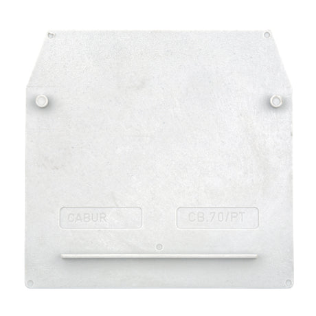 Endplatte für Reihenklemme CBD 70mm², grau