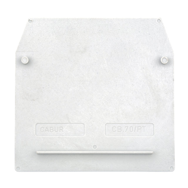 Endplatte für Reihenklemme CBD 70mm², grau