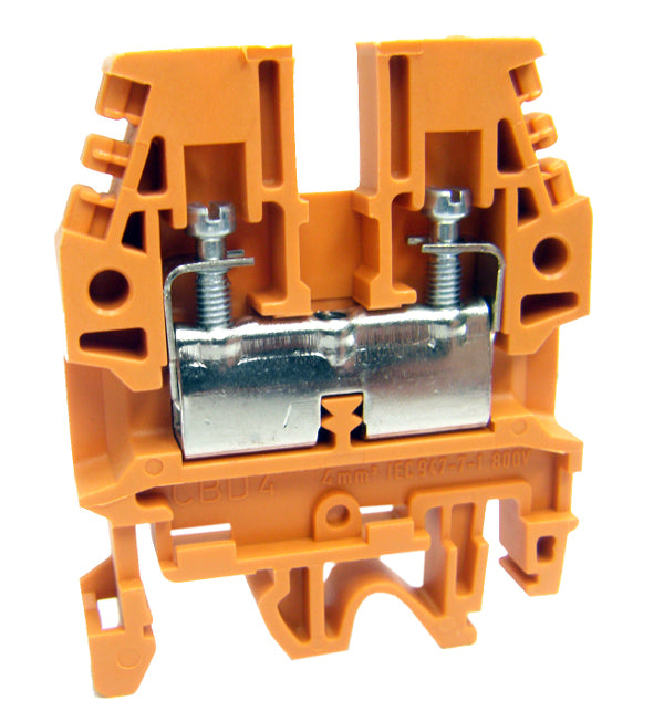 Reihenklemme CBD.4 orange, 4mm²
