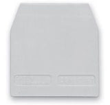 Endplatte für Reihenklemme CBC 16mm², grau