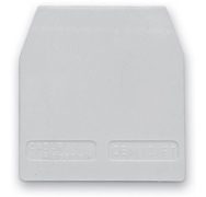 Endplatte für Reihenklemme CBC 35mm², grau