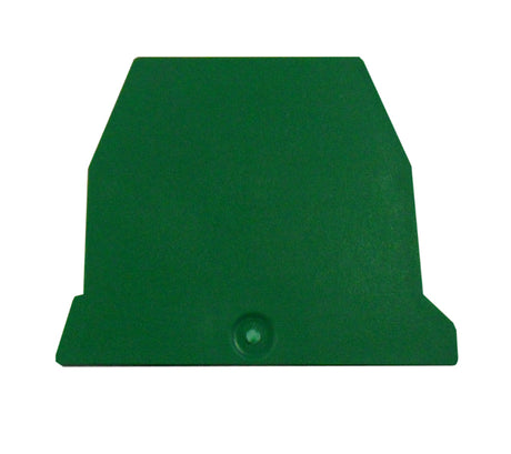 Endplatte für Erdungsklemme TEO 2,5mm², grün