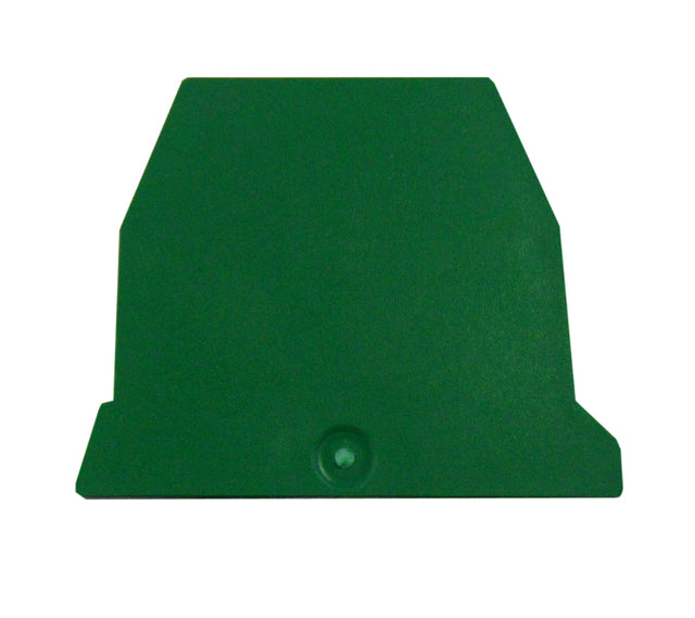 Endplatte für Erdungsklemme TEO 4mm², grün