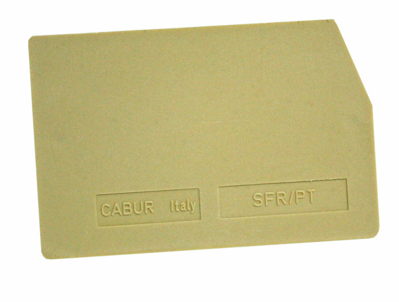 Endplatte für Diodenh. u. Sicherungskl. SFR 4mm², beige