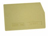 Endplatte für Diodenh. u. Sicherungskl. SFR 4mm², beige