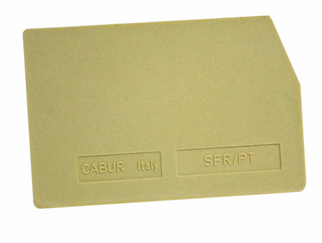 Endplatte für Diodenh. u. Sicherungskl. SFR 4mm², beige
