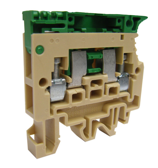 Sicherungsklemme 4mm², Type SFR.4 beige