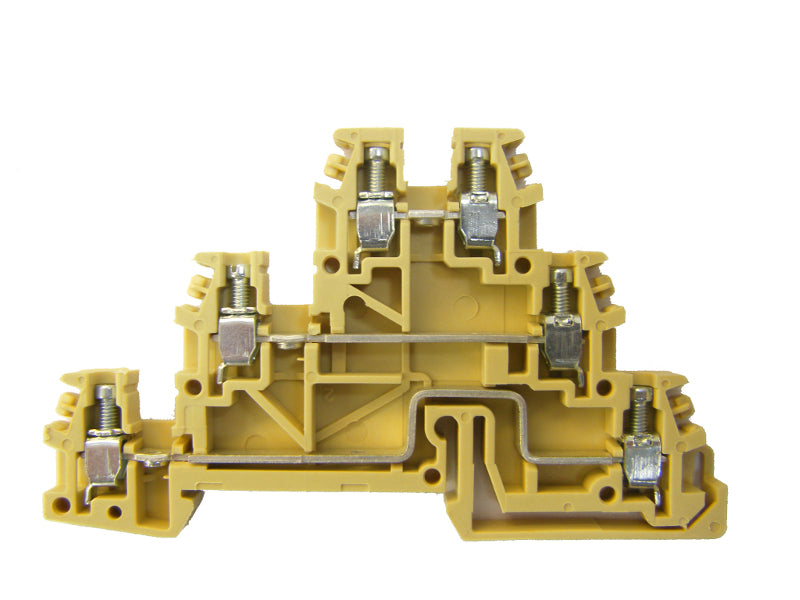 Dreistockklemme 2,5mm², Type TLD.2, beige