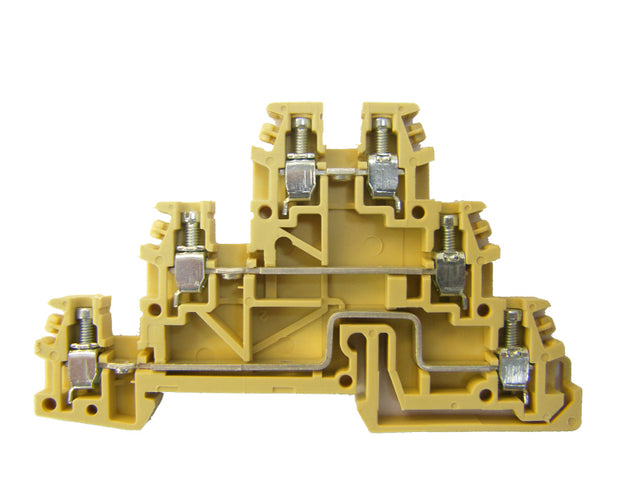 Dreistockklemme 2,5mm², Type TLD.2, beige