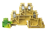 Dreistockklemme 2,5mm², Type: TDE.2, beige/gelb/grün