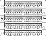 Kennzeichnungsschildchen 151-201 (je 2mal)