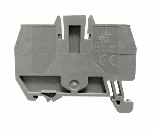 Endplatte für Federkraftklemme HMM 2,5mm², grau