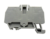 Endplatte für Federkraftklemme HMM 6mm², grau