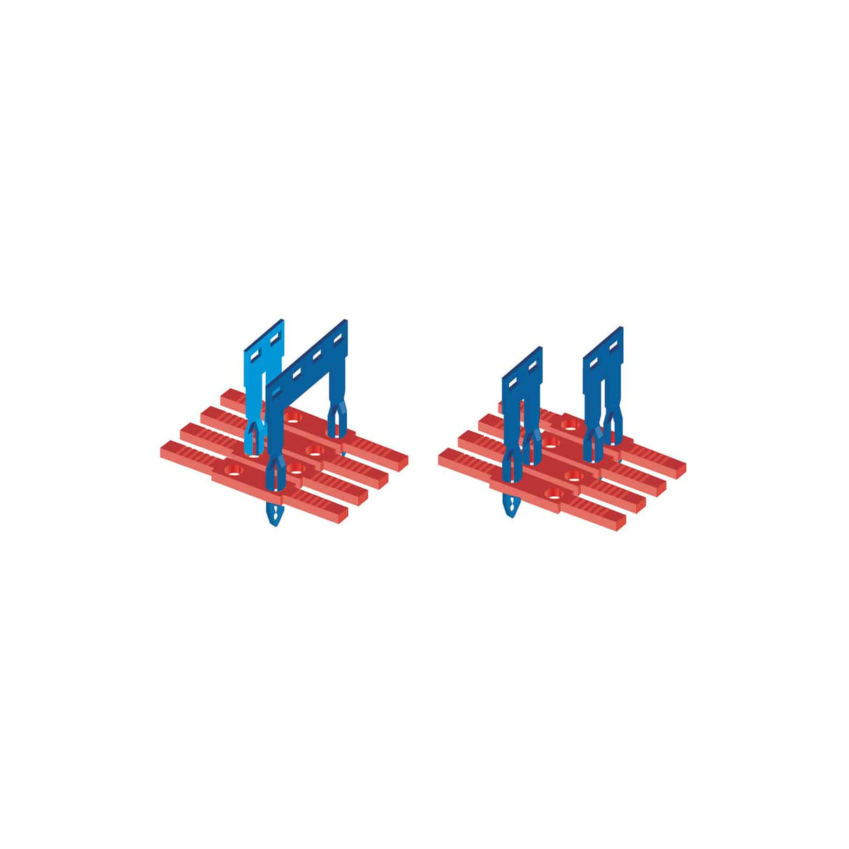 Querverbinder steckbar für Federkraft HMM 6mm², 10 fach