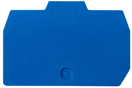 Endplatte für Federkraftklemme HMM 2,5mm², blau