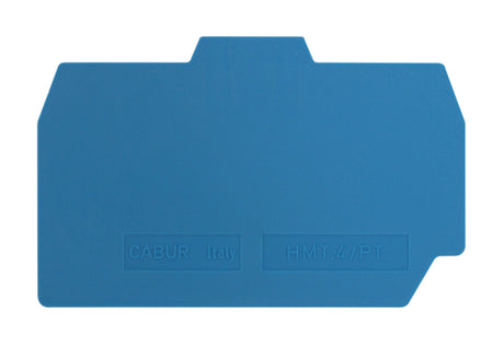 Endplatte für Federkraftklemme HMM 4mm², blau