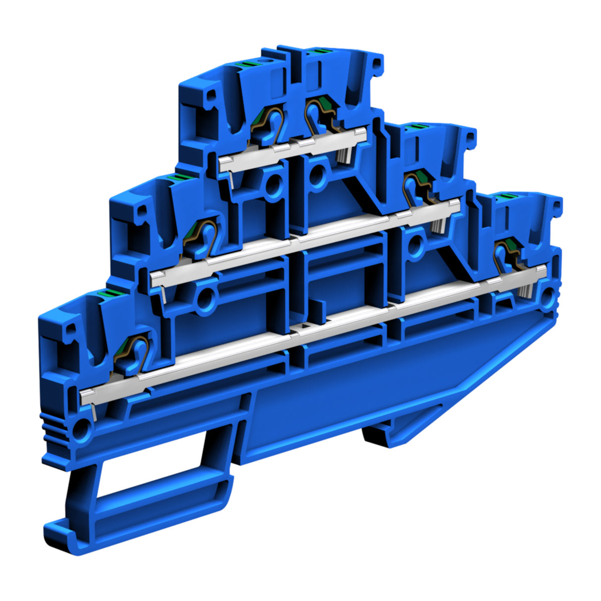 Dreistock - Push-in Klemme EFT200BL 2,5mm², blau