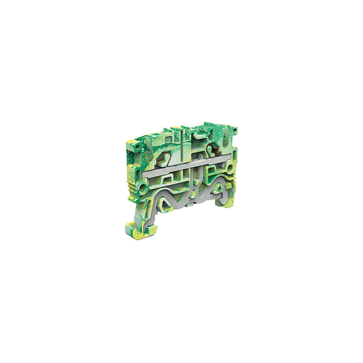 Push-in Schutzleiter Klemme EFCE200  2,5mm² gelb/grün