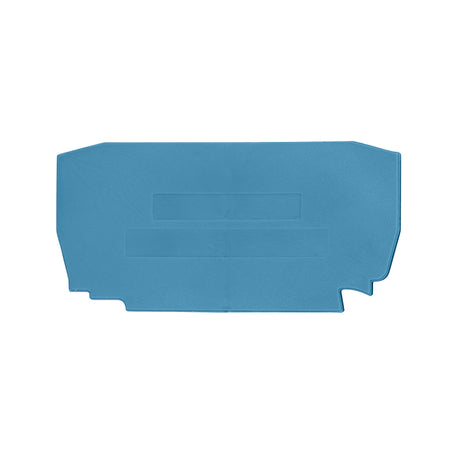 Endplatte für Federkraftklemme YBK 2.5 blau