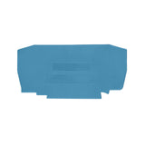 Endplatte für Federkraftklemme YBK 6 blau